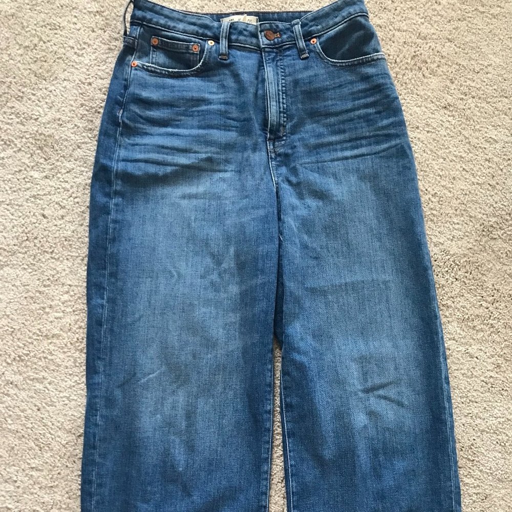 Madewell Curvy Slim Wide Leg Jeans